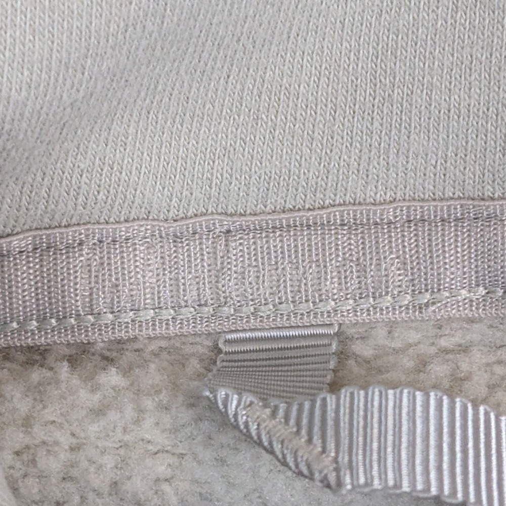 Lululemon Scuba Pullover Hoodie Light Bone Off White Size 4 Logo Athletic - Picture 5 of 14